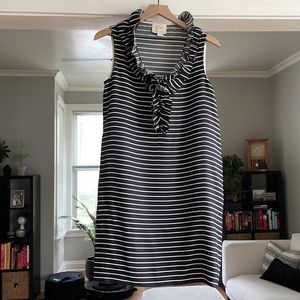 Kate Spade Kaitlyn Silk Dress - Navy & White